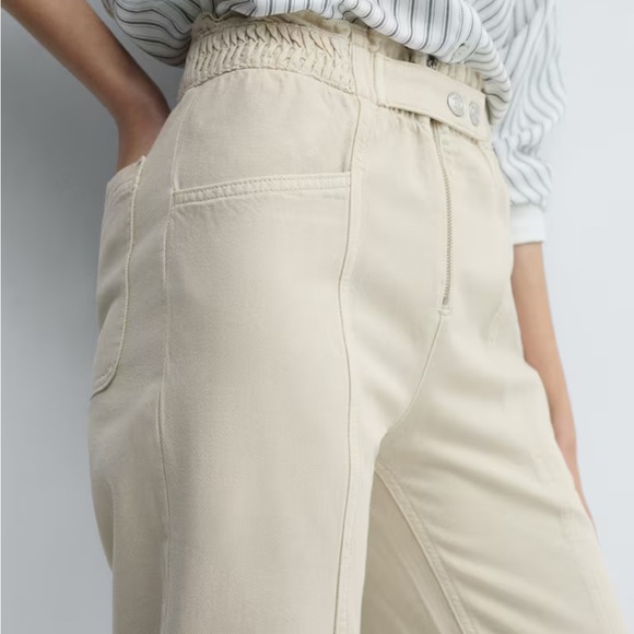 BNWT MANGO Highrise Tapered Jeans - Picture 7 of 9